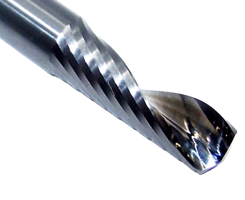 63-315 Onsrud 1/4" Carbide 1 Flute Router O Flute for Aluminum .250" Diameter .625" Flute 2.00" Length .250" Shank