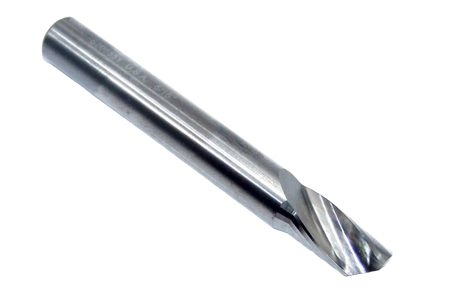 63-629 Onsrud 5/16" Carbide 1 Flute Router for Aluminum .3125" Diameter .5625" Flute 2.50" Length .3125" Shank
