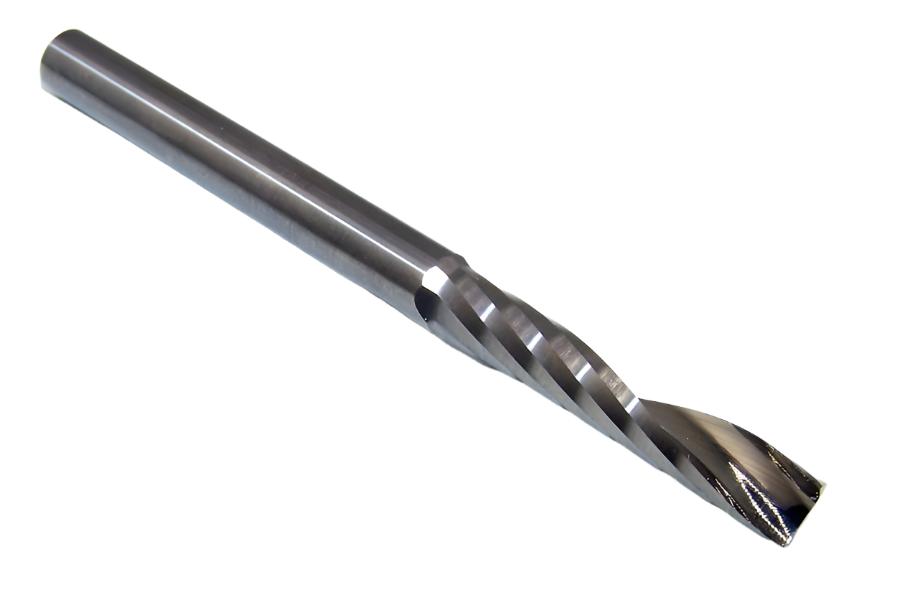 63-840 Onsrud 6.00mm Carbide 1 Flute Up Cut Router .236" Diameter 1.18" Flute 2.99" Length .236" Shank