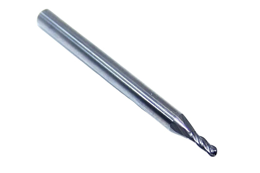 70315 Gorilla Mill 1/16" Carbide 4 Flute End Mill Ball End .1250" Diameter .1875" Flute 1.50" Length .125" Shank PRIMATE