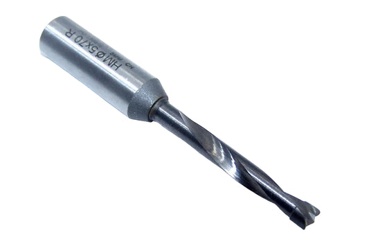 72-025 Onsrud Solid Carbide Brad Point Drill 2 Flute .1969" Diameter 1.34" Flute 2.76" Length .394" Shank
