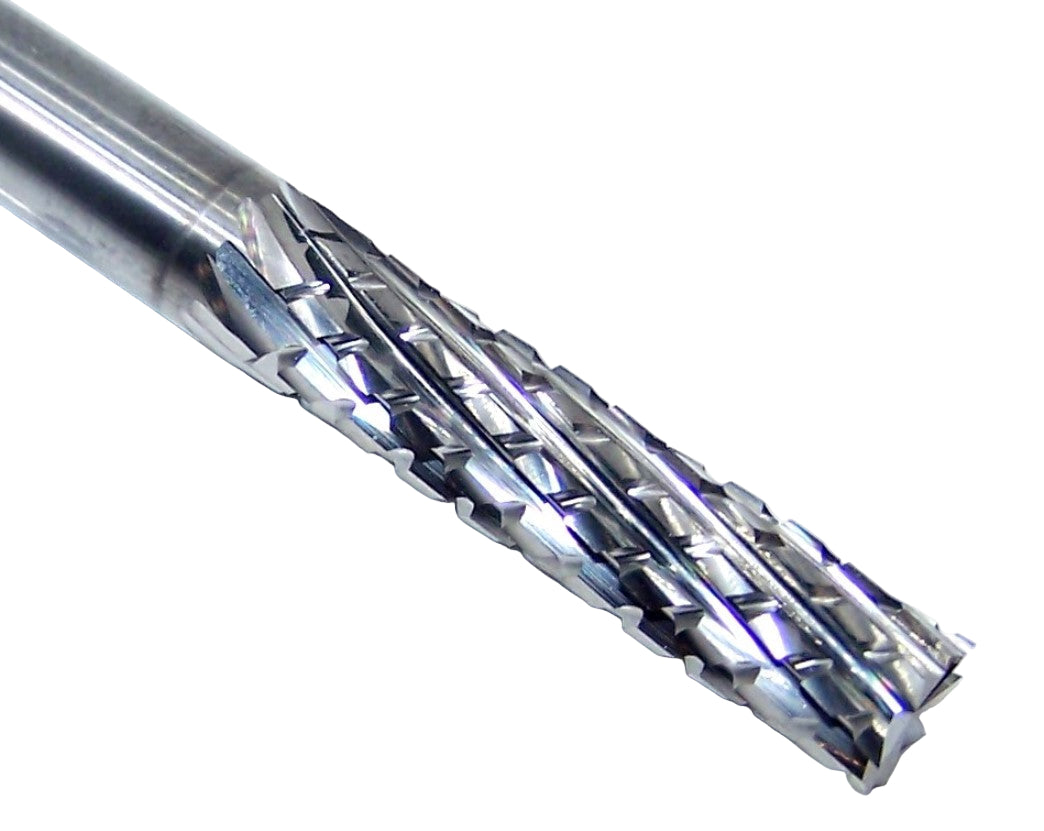 72947 TB Kyocera SGS 1/4" Carbide CFRP Router Square End TiB2 Coated 0.250" Diameter 1.00" Flute 2.50" Length 0.250" Shank
