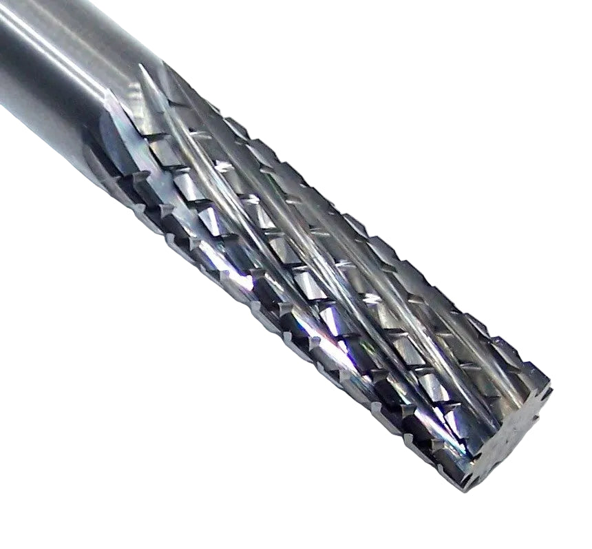 72948 Kyocera SGS 5/16" Carbide 10 Flute CFPR Router Flat End Bright 0.3125" Diameter 1.00" Flute 2.50" Length 0.3125" Shank for Carbon Fiber