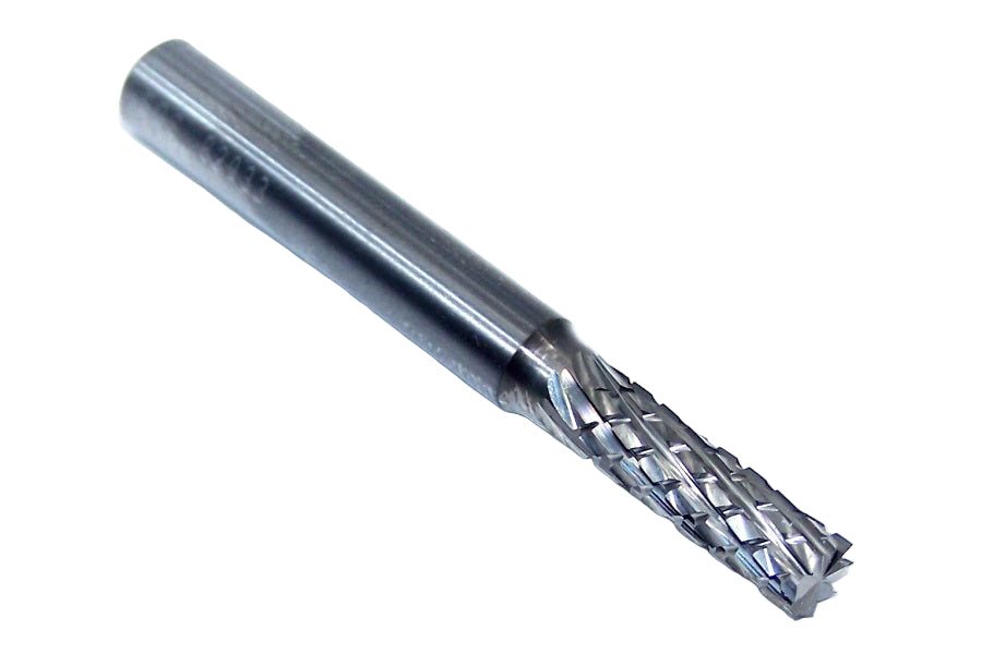 83103 Kyocera SGS 5.00mm Carbide CFRP Router Square End TiB2 Coated 0.1969" Diameter .5906" Flute 1.96" Length 0.236" Shank
