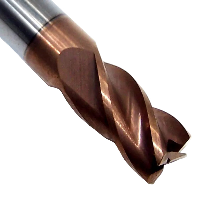 87705 Helical Solutions 5/16" Carbide 4 Flute End Mill .010" Radius .3125" Diameter .500" Flute 2.00" Length .3125" Shank HSV-S-40312-R.010