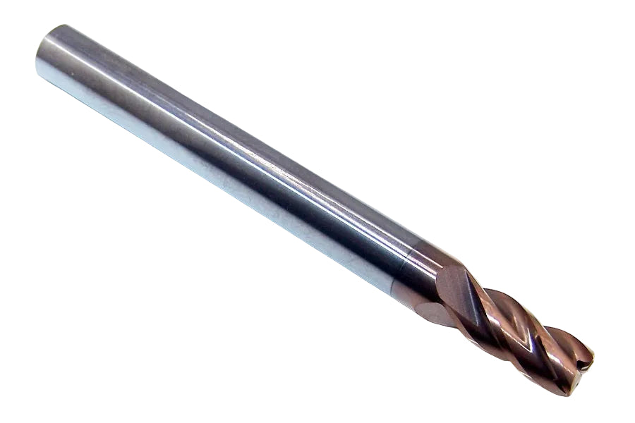 88215 Helical Solutions 7/32" Carbide 4 Flute End Mill .010" Radius .2187" Diameter .4375" Flute 2.50" Length .250" Shank HSV-R-40218-R.010