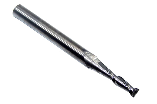 90107 SGS 4.00mm Carbide 2 Flute Up Cut Wood Router End Mill .1575" Diameter 0.6299" Flute 2.48" Length .236" Shank 21S