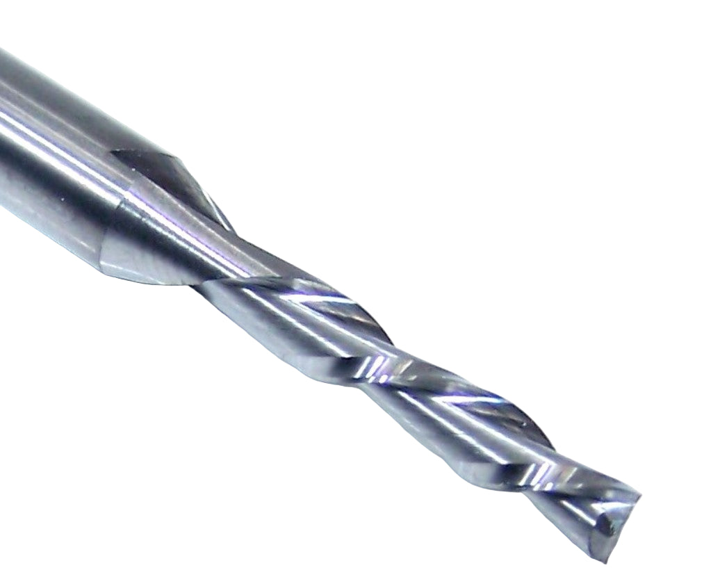 91005 SGS 5/32" Carbide 2 Flute Down Cut Router End Mill .1562" Diameter .625" Flute 2.50" Length .250" Shank