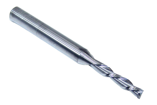 91005 SGS 5/32" Carbide 2 Flute Down Cut Router End Mill .1562" Diameter .625" Flute 2.50" Length .250" Shank