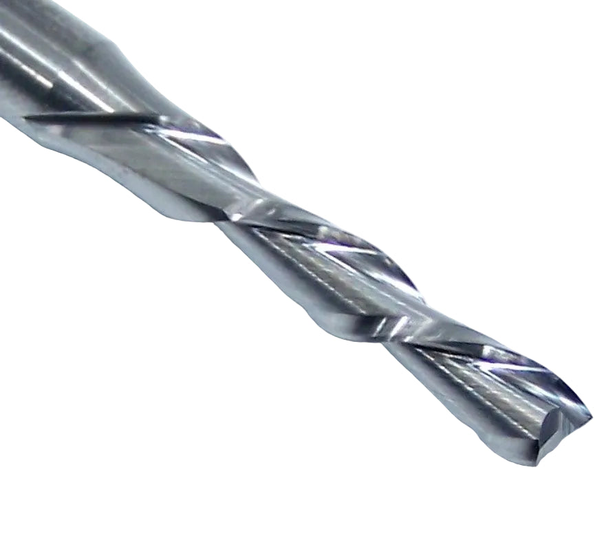 91009 SGS 3/16" Carbide Down Cut Router 2 Flute SQ .1875" Diameter .750" Flute 2.50" Length .250" Shank