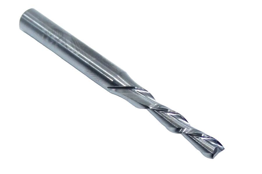 91009 SGS 3/16" Carbide Down Cut Router 2 Flute SQ .1875" Diameter .750" Flute 2.50" Length .250" Shank