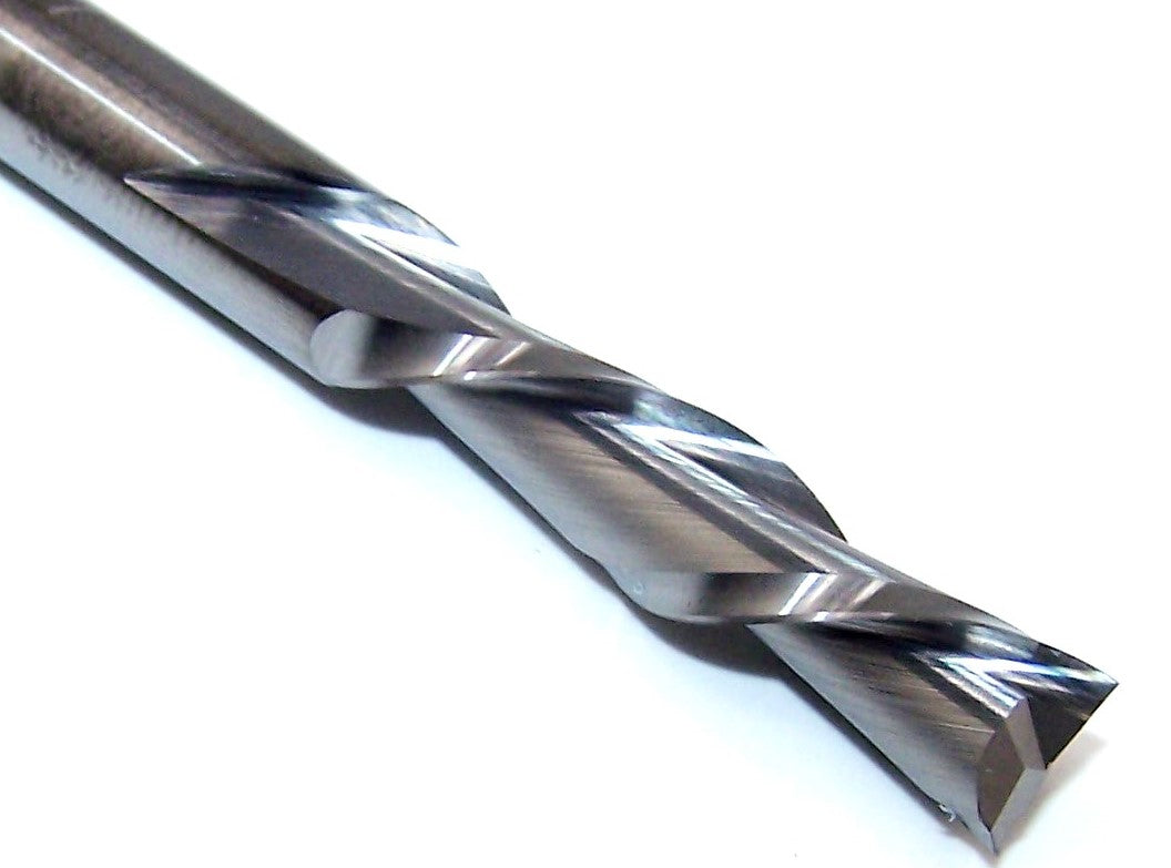 91017 SGS 1/4" Carbide Down Cut Router 2 Flute .250" Diameter 1.00" Flute 2.50" Length .250" Shank