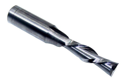 91033 SGS 3/8" Carbide 2 Flute Down Cut Router End Mill .375" Diameter 1.25" Flute 3.00" Length .500" Shank