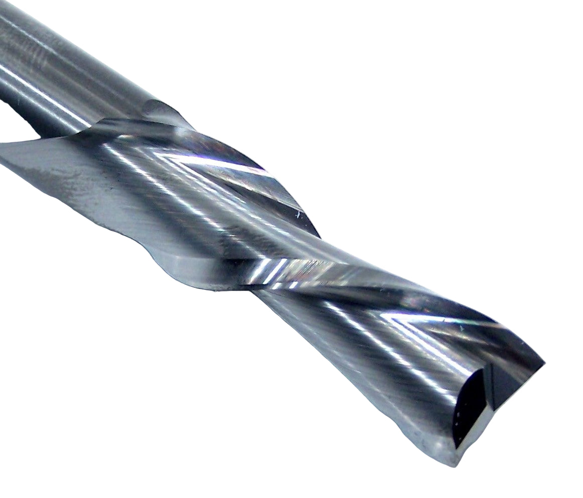 91041 SGS 1/2" Carbide 2 Flute Down Cut Router End Mill .500" Diameter 1.50" Flute 3.50" Length .500" Shank
