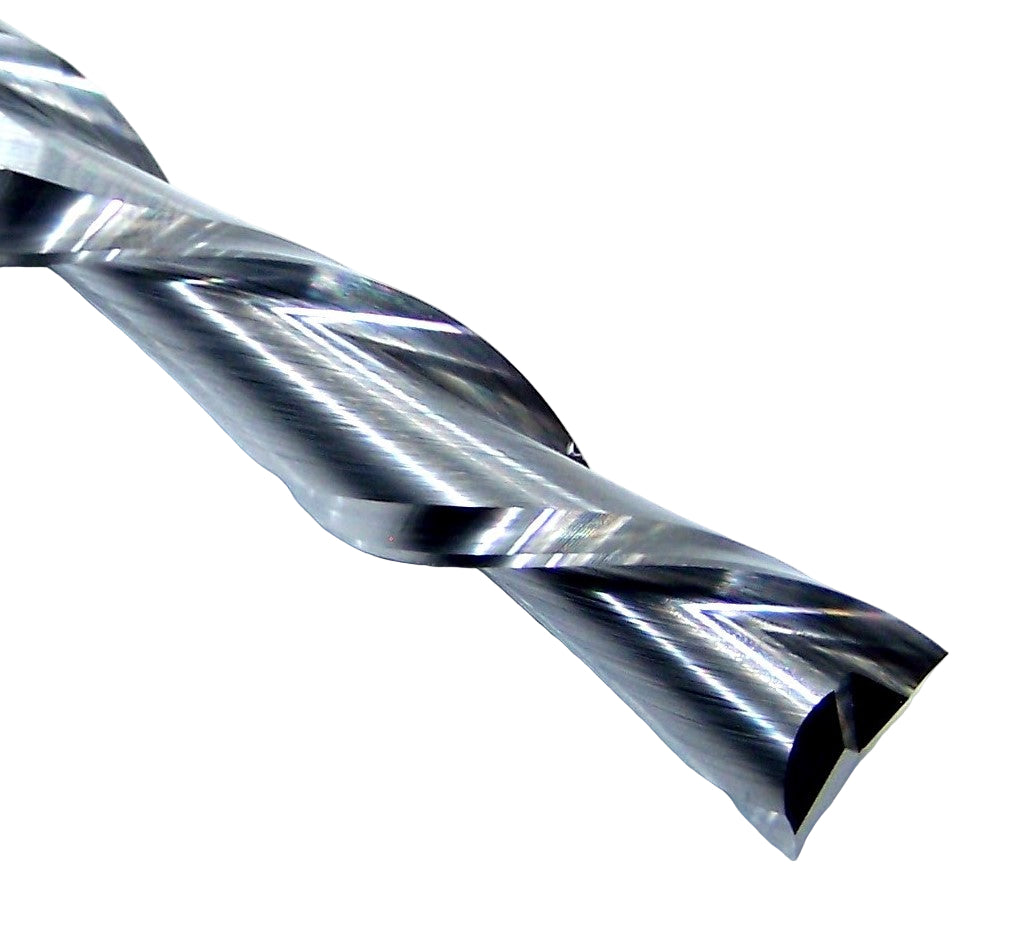91045 SGS 1/2" Carbide 2 Flute Down Cut Router End Mill .500" Diameter 2.00" Flute 4.00" Length .500" Shank