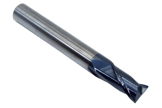93186 YG1 3/8" Carbide 2 Flute End Mill X-Power for Hard Materials .020" Radius .375" Diameter 0.625" Flute 3.00" Length .375" Shank Stub