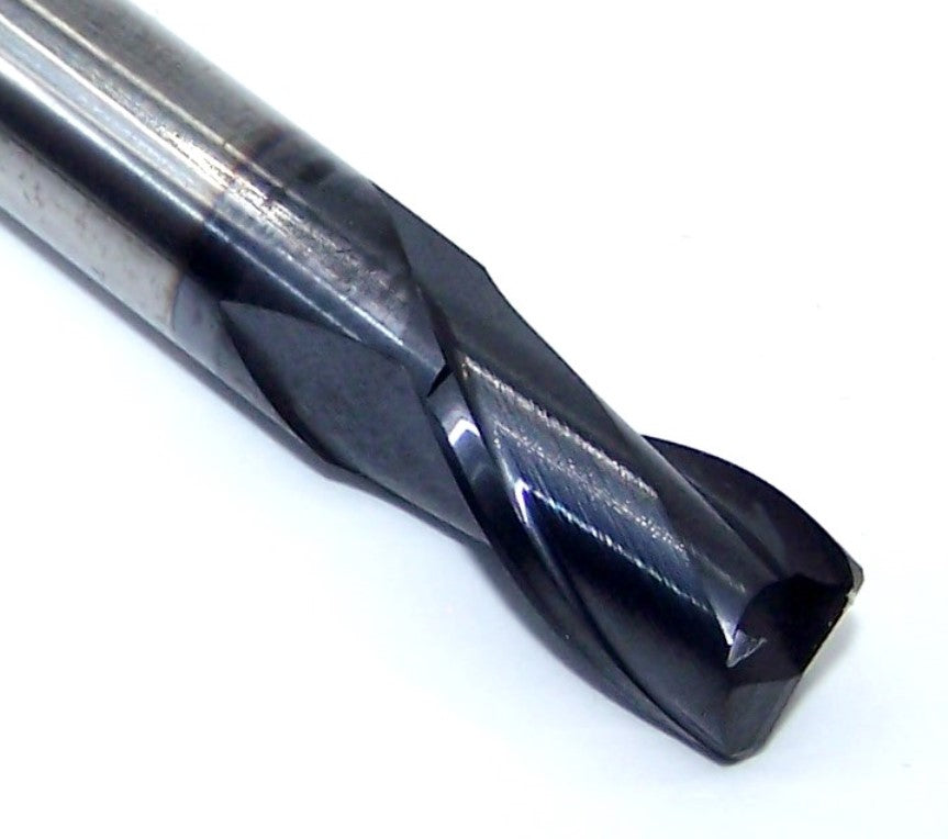 93188 YG1 3/8" Carbide 2 Flute End Mill X-Power for Hard Materials .060" Radius .375" Diameter 0.625" Flute 3.00" Length .375" Shank Stub
