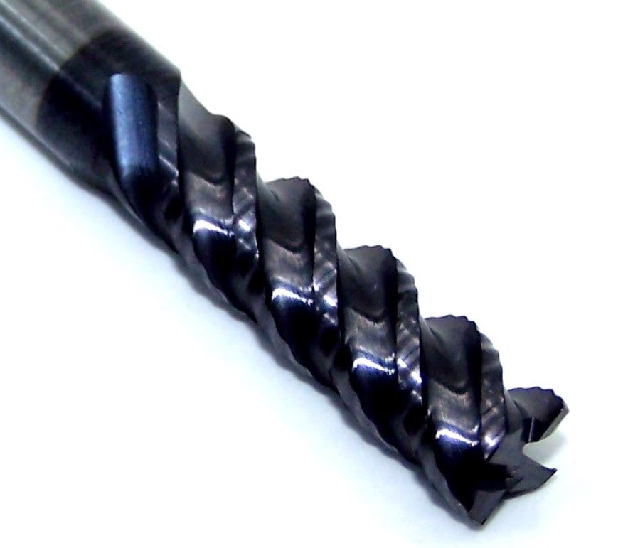 95101 YG1 1/4" Carbide 4 Flute End Mill for Fine Pitch Roughing TiAlN Coated .250" Diameter 0.750" Flute 2.50" Length .250" Shank