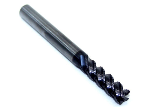 95101 YG1 1/4" Carbide 4 Flute End Mill for Fine Pitch Roughing TiAlN Coated .250" Diameter 0.750" Flute 2.50" Length .250" Shank
