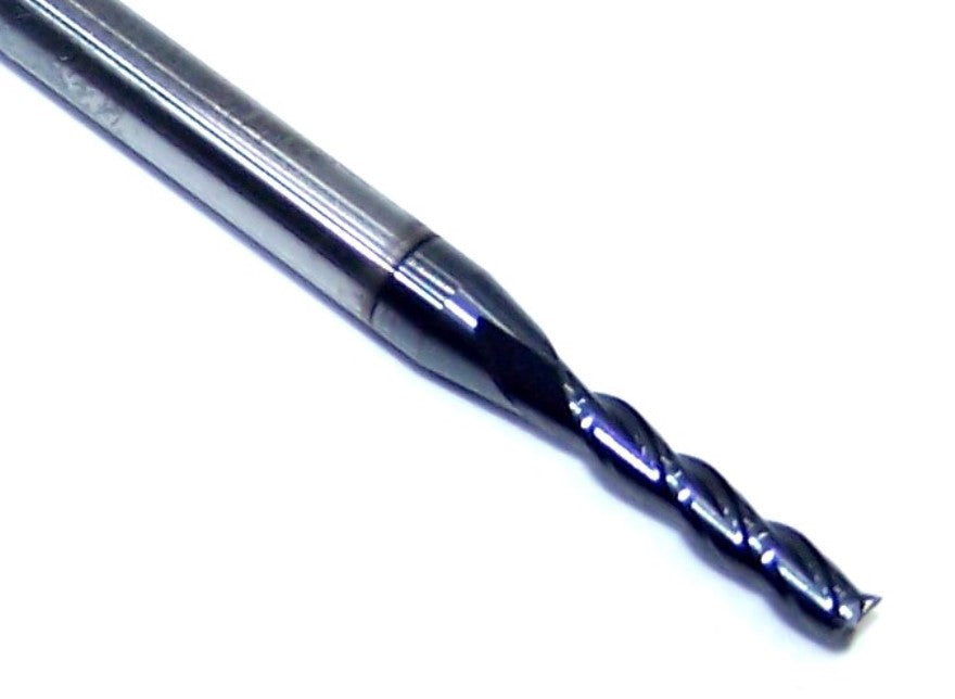 990778-C6 Harvey Tool 5/64" Carbide 3 Flute End Mill SQ AlTiN NANO Coated .0781" Diameter .406" Flute 2.50" Length 0.125" Shank