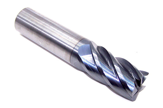 AP5M-7874.1496 Kyocera 20mm Carbide 5 Flute End Mill Square AlCrN Coat .7874" Diameter 1.50" Flute 3.94" Length .787" Shank