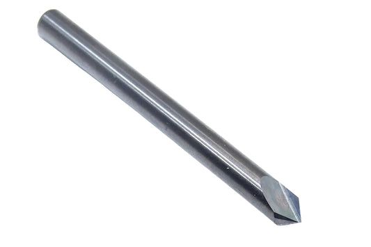 AS21290 Destiny Tool 90° Carbide Chamfer 2 Flute  .060" Tip .1875" Diameter 2.00" Length .1875" Shank