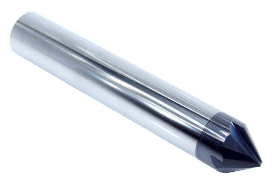 AS43282X Destiny Tool 82° Carbide Carbide Chamfer 4 Flute TiAlN Coated .060" Tip .500" Diameter 3.00" Length .500" Shank