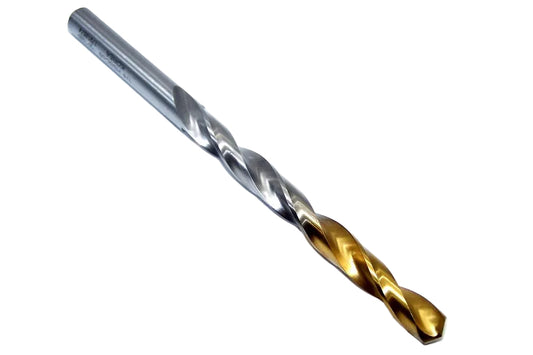 YG-1 D2GP185016 Gold-P HSS-Co8 Cobalt Jobber Drill Bit, 1/4" Dia, 135° Split Point, TiN Coated