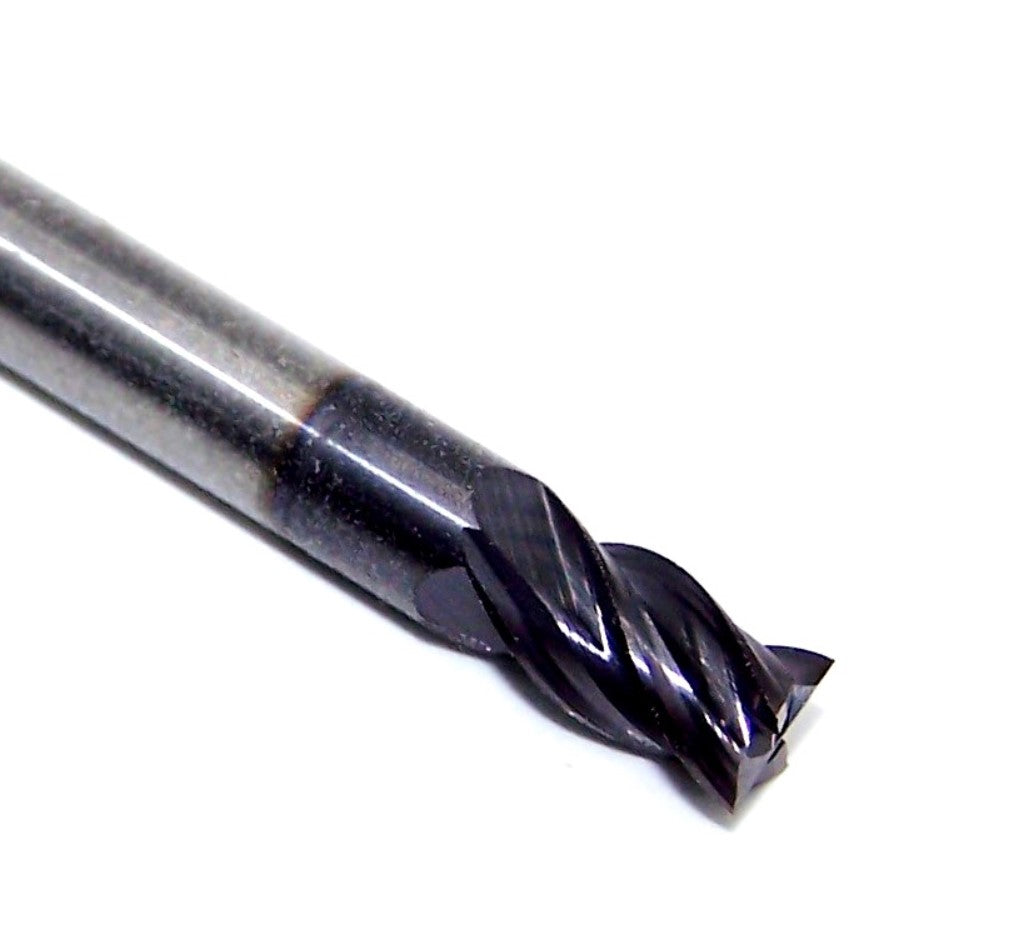 DVH41205C Destiny Tool 3/16" Carbide 4 Flute End Mill Square TiAlN .1875" Diameter .312" Flute2.0" Length .1875" Shank