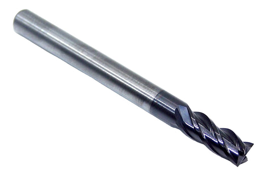 DVH41207C Destiny Tool 3/16" Carbide 4 Flute End Mill Square TiAlN .1875" Diameter .4375" Flute 2.0" Length .1875" Shank