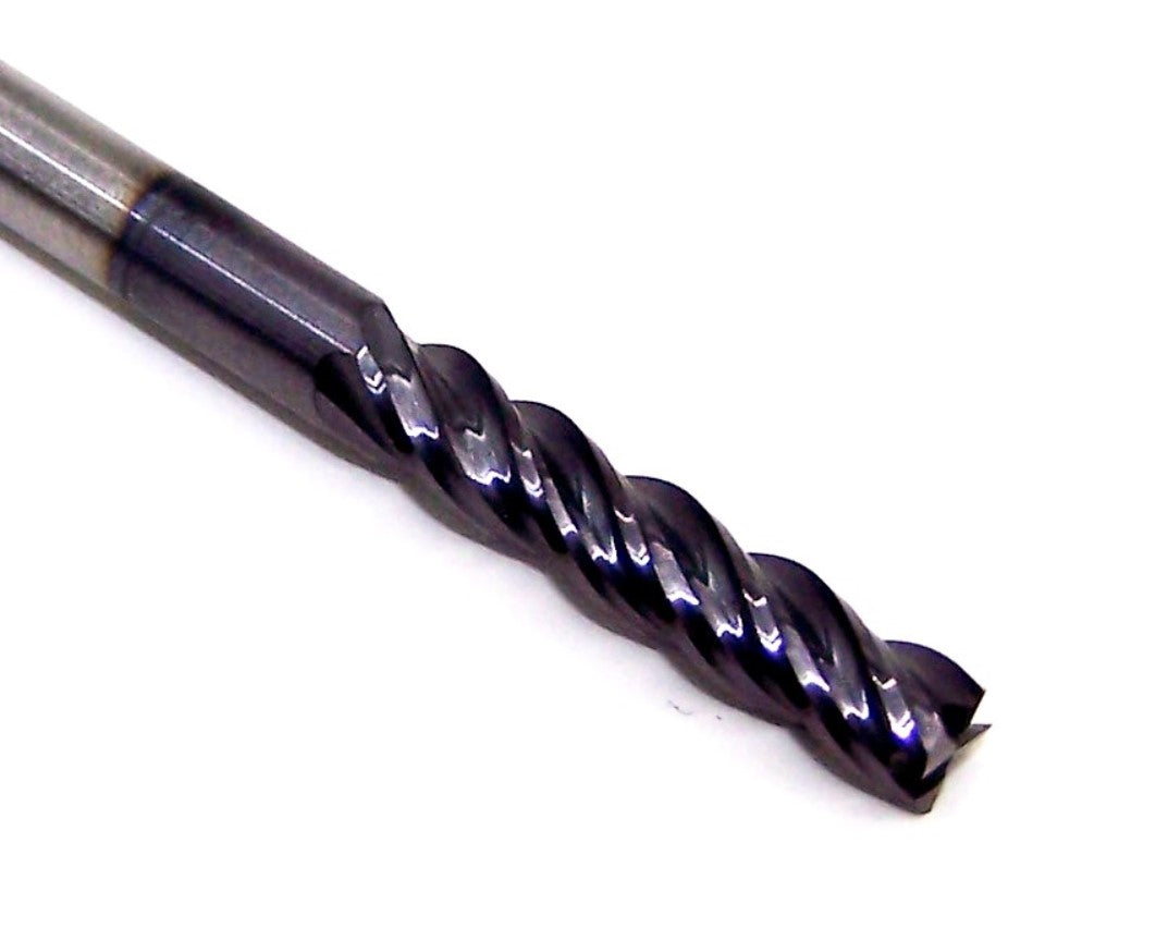 DVH41214C Destiny Tool 3/16" Carbide 4 Flute End Mill Square TiAlN .1875" Diameter .875" Flute 2.50" Length