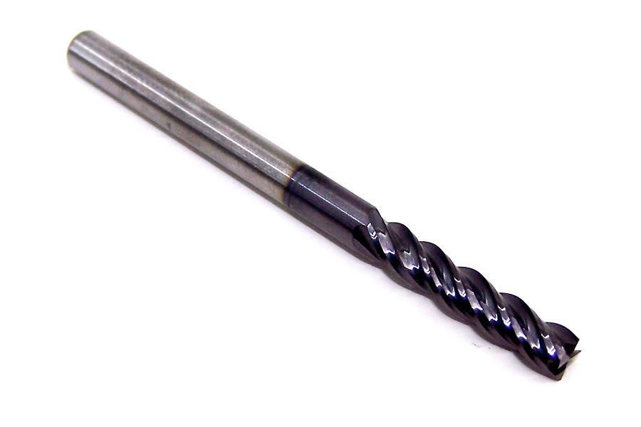 DVH41214C Destiny Tool 3/16" Carbide 4 Flute End Mill Square TiAlN .1875" Diameter .875" Flute 2.50" Length