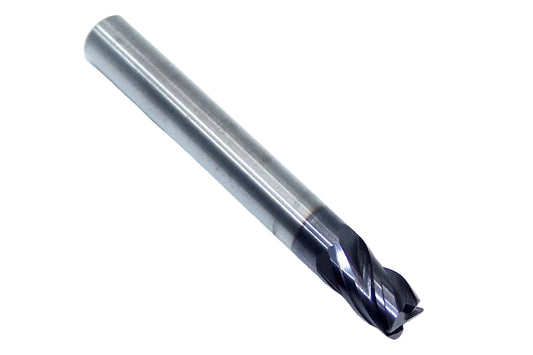 DVH41606RC Destiny Tool 1/4" Carbide 4 Flute End Mill .2500" Diameter .375" Flute 2.00" Length .020" Radius