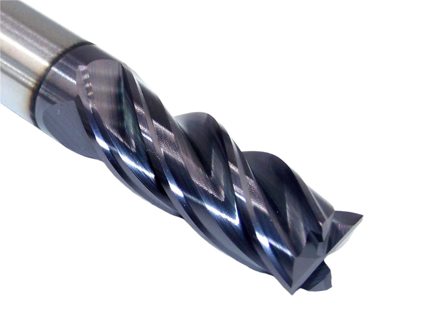 DVH42416C Destiny Tool 3/8" Carbide 4 Flute End Mill Square TiAlN .3750" Diameter 1.00" Flute 2.50" Length .375" Shank