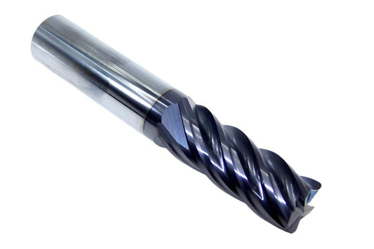 DVH53220RC Destiny Tool 1/2" Carbide 5 Flute End Mill .030" Radius TiAlN .500" Diameter 1.25" Flute 3.00" Length