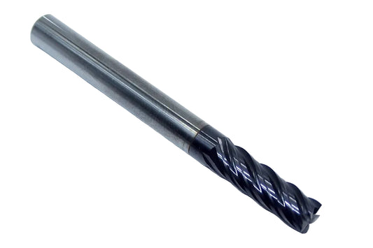 DVH51612C Destiny Tool 1/4" Carbide 5 Flute End Mill SQ TiAlN .250" Diameter .750" Flute 2.50" Length .250" Shank