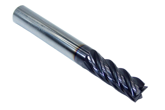 DVH52416C Destiny Tool 3/8" Carbide 5 Flute End Mill Square TiAlN .375" Diameter 1.00" Flute 3.00" Length .375" Shank