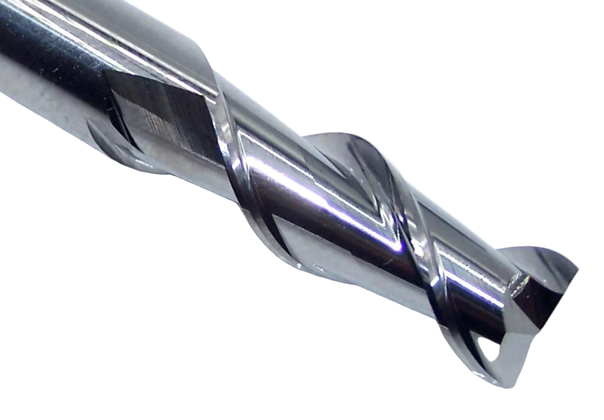E5522080 YG1 8.00mm Carbide 2 Flute End Mill ALU-POWER SQ for Aluminum .315" Diameter .748" Flute 2.48" OAL .315" Shank