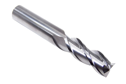 E5G95907 YG1 3/8" Carbide 3 Flute End Mill ALU-POWER HPC for Aluminum .375" Diameter 1.00" Flute 2.50" Length .375" Shank