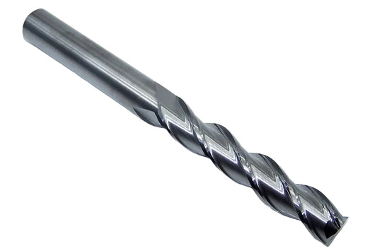 E5G95915 YG1 1/2" Carbide 3 Flute End Mill ALU-POWER HPC for Aluminum .500" Diameter 2.50" Flute 5.0" Length .500" Shank
