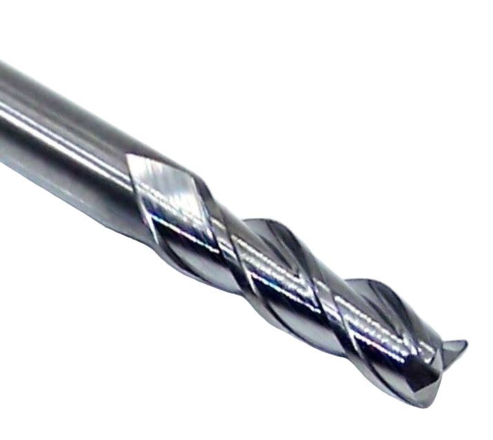 E5G97902 YG1 1/8" Carbide 3 Flute End Mill ALU-POWER HPC for Aluminum .010" Radius .1250" Diameter .375" Flute 1.50" OAL .125" Shank