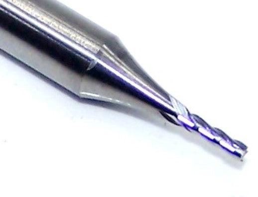 E5H83002 YG1  1/32" Carbide 4 Flute End Mill  .0312" Diameter .0625" Flute 1.50" Length .125" Shank