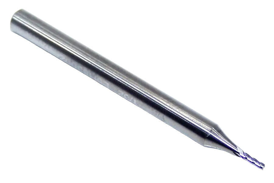 E5H83002 YG1  1/32" Carbide 4 Flute End Mill  .0312" Diameter .0625" Flute 1.50" Length .125" Shank