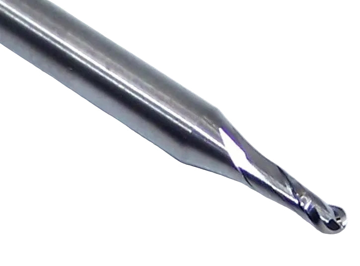 E5I02004 YG1  1/16" Carbide 2 Flute End Mill Ball End  .0625" Diameter .125" Flute 1.50" Length .125" Shank