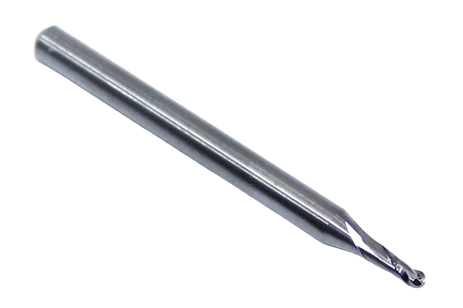 E5I02004 YG1  1/16" Carbide 2 Flute End Mill Ball End  .0625" Diameter .125" Flute 1.50" Length .125" Shank