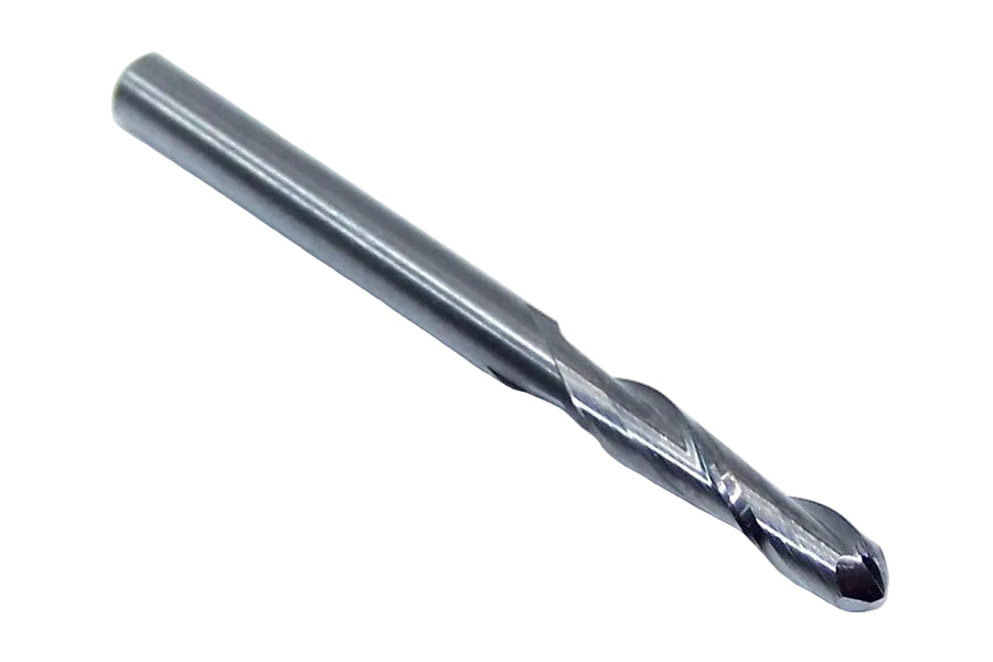 E5I02008 YG1  1/8" Carbide 2 Flute End Mill Ball End  .1250" Diameter .500" Flute 1.50" Length .125" Shank