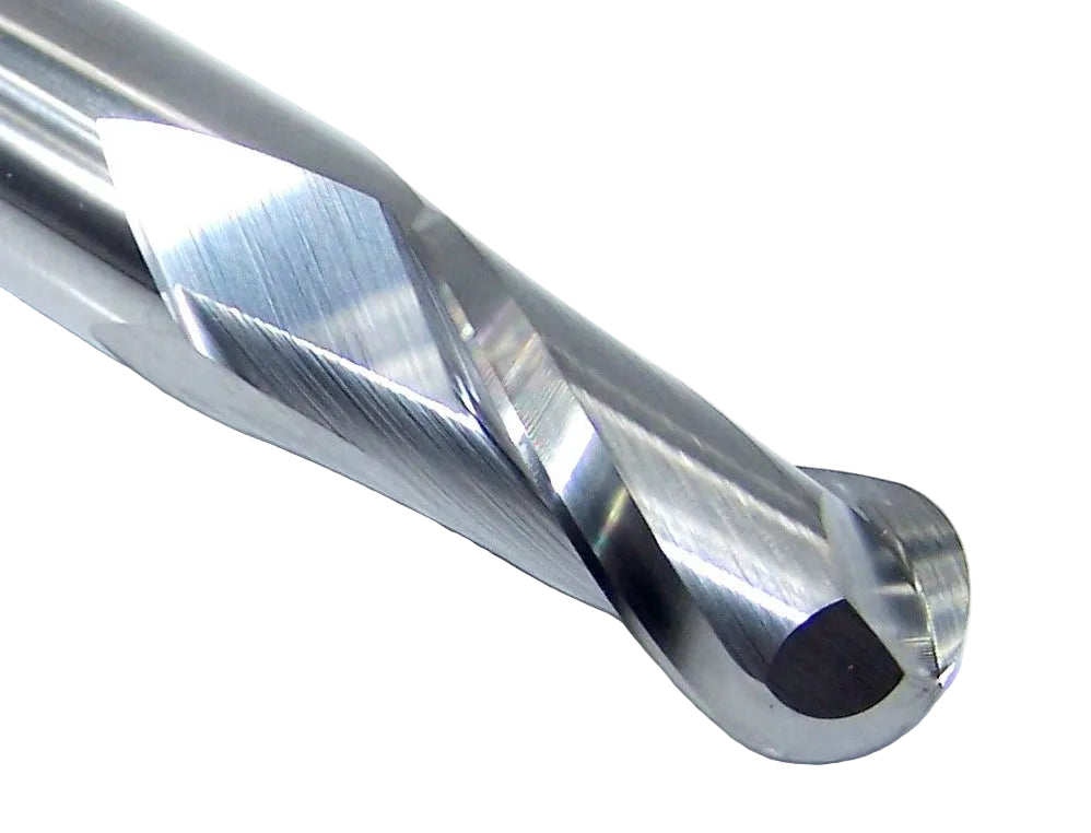 E5I02032 YG1  1/2" Carbide 2 Flute End Mill Ball End  .500" Diameter 1.00" Flute 3.0" Length .500" Shank