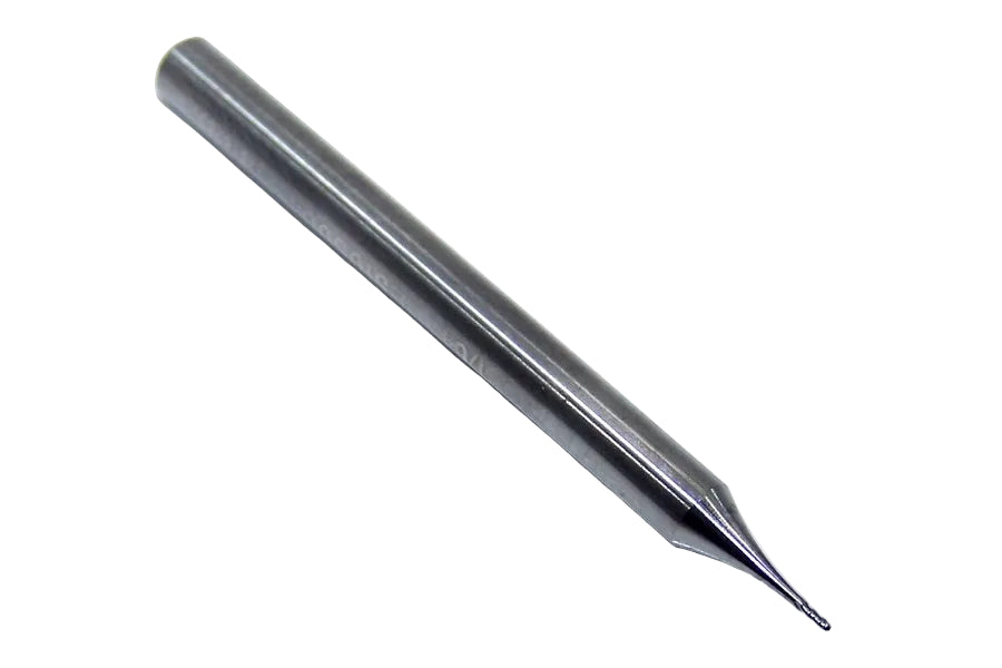 E5I05001 YG1  1/64" Carbide 4 Flute End Mill Ball End  .0156" Diameter .047" Flute 1.50" Length .125" Shank