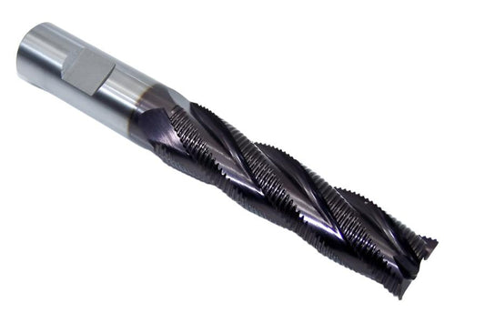 E9990902TF YG1 3/4" Powered Metal 4 Flute Roughing End Mill SQ TiAlN .750" Diameter 3.0" Flute  5.25" Length .750" Shank Tank Power