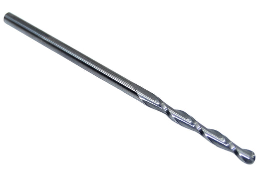EMB-125-2-1125 OTC 1/8" Carbide 2 Flute End Mill Ball End Long .1250" Diameter 1.125" Flute 3.00" Length .1250" shank